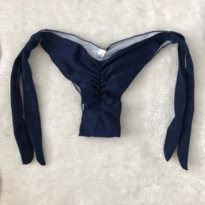 NWOT Side Tie Cheeky Bikini Bottoms